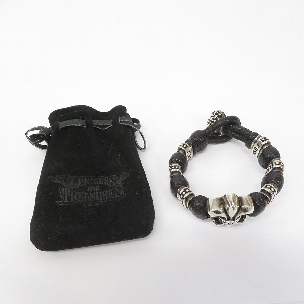 実際に弊社で買取させて頂いたLEATHERS & TREASURES/レザーズアンドトレジャーズ グランドフレアデリーブレスレットの画像 7枚目