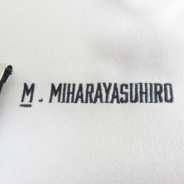 実際に弊社で買取させて頂いたMaison MIHARA YASUHIRO/メゾン ミハラヤスヒロ twisted track pants/ツイステッド トラックパンツ A08PT642 46の画像 7枚目