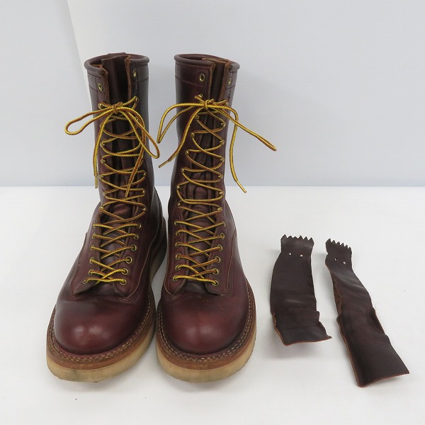 実際に弊社で買取させて頂いたWHITES BOOTS/ホワイツブーツ レース アップブーツ ロングブーツ/フォルスタン付き/11Cの画像 7枚目