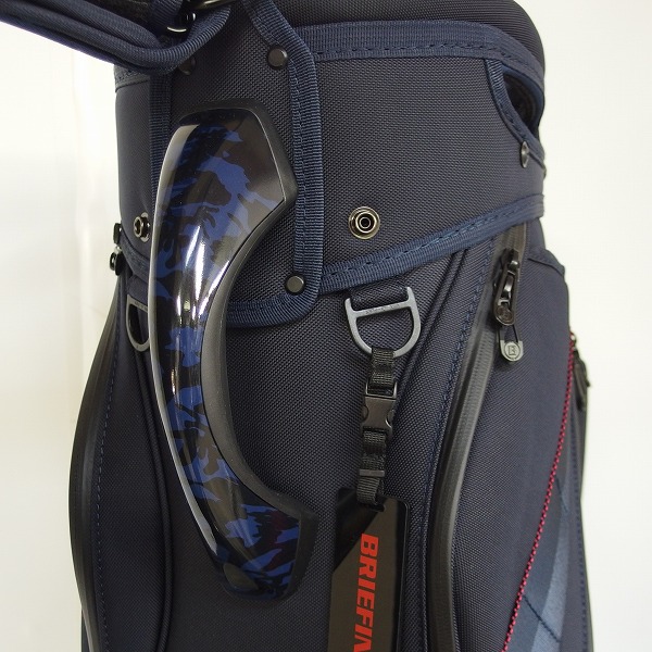 実際に弊社で買取させて頂いたBRIEFING/ブリーフィング CR-3 #02 BRG203D09 9.5型 5分割キャディバッグ 47インチ対応 DEEP SEA/ディープーシー の画像 4枚目