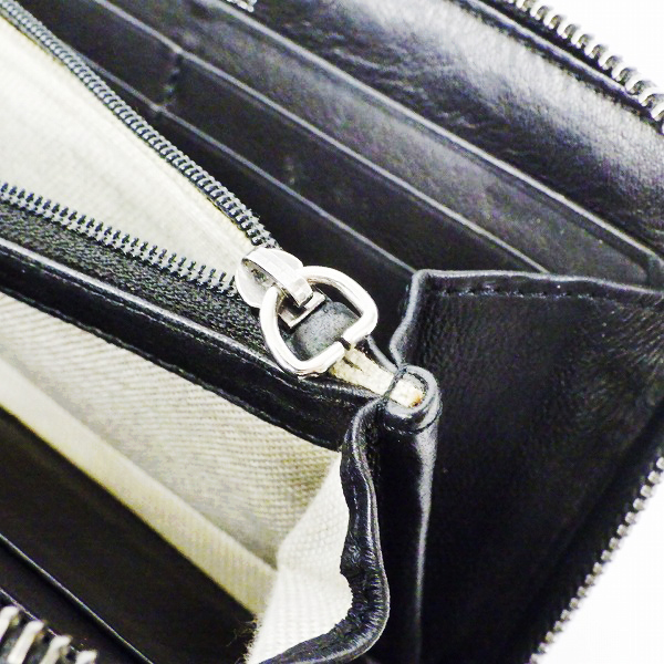 実際に弊社で買取させて頂いたJIMMY CHOO/ジミーチュウ ラウンドファスナー 長財布/ウォレットの画像 6枚目