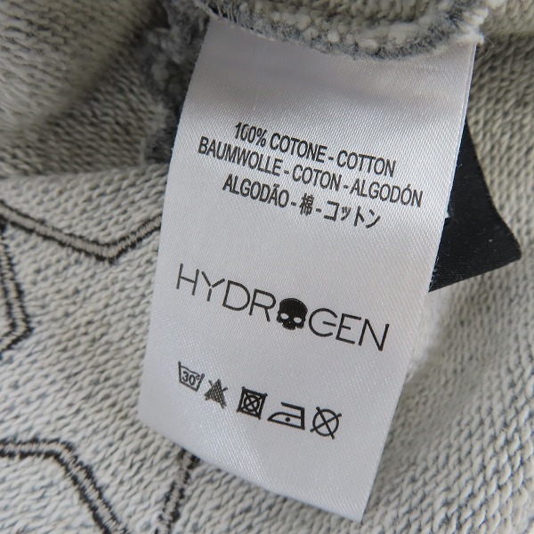 実際に弊社で買取させて頂いたHYDROGEN/ハイドロゲン スウェット ジップアップパーカー Sの画像 3枚目