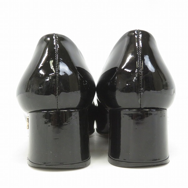 実際に弊社で買取させて頂いたJIMMY CHOO/ジミーチュウ DIANNE チャンキーヒール スクエアトゥ パンプス/36.5の画像 1枚目