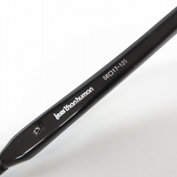 実際に弊社で買取させて頂いたLess than human/レスザンヒューマン 1×DEVILMAN/デビルマン メガネフレームの画像 6枚目