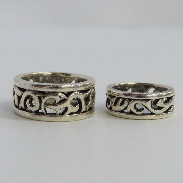 実際に弊社で買取させて頂いたBloodyMary/ブラッディマリー トライバル リング 9号/16.5号 2点セットの画像 1枚目