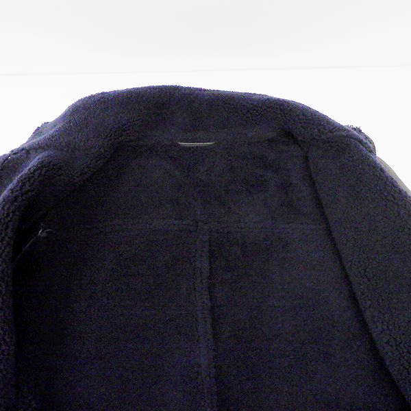 実際に弊社で買取させて頂いたdunhill/ダンヒル レザー ムートンジャケット/Mの画像 7枚目