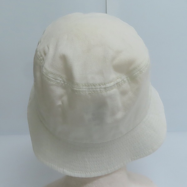 実際に弊社で買取させて頂いたManhattan Portage/マンハッタンポーテージ バケットハット 帽子 ホワイトの画像 3枚目