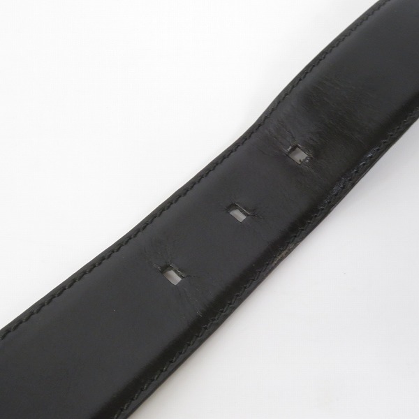 実際に弊社で買取させて頂いたBVLGARI/ブルガリ ロゴバックル レザー ベルトの画像 4枚目
