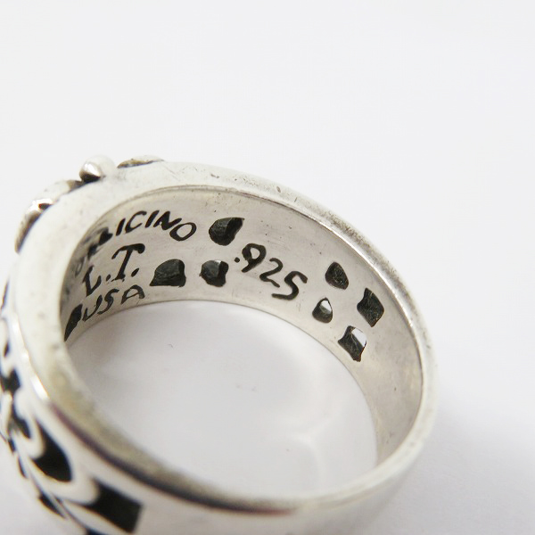 実際に弊社で買取させて頂いた【ギャラ付】LEATHERS & TREASURES/レザーズアンドトレジャーズ キングクラウンリング 26号の画像 7枚目