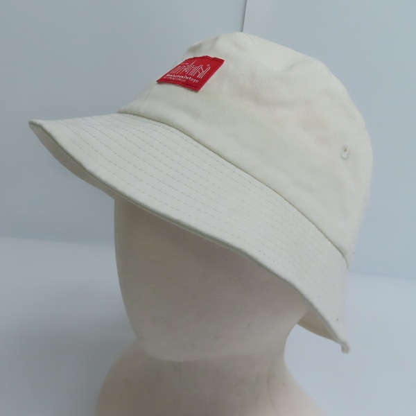 実際に弊社で買取させて頂いたManhattan Portage/マンハッタンポーテージ バケットハット 帽子 ホワイト