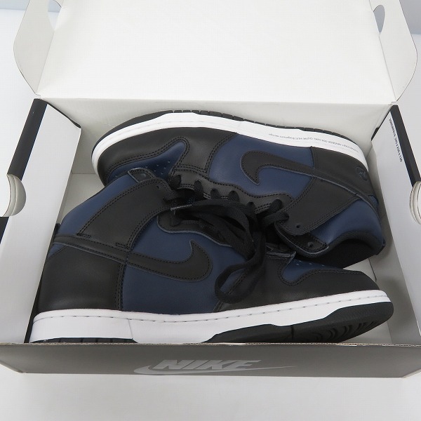 実際に弊社で買取させて頂いたNIKE×FRAGMENT DESIGN/ナイキ×フラグメントデザイン DUNK HI/F ダンク DJ0383-400/27.5の画像 8枚目