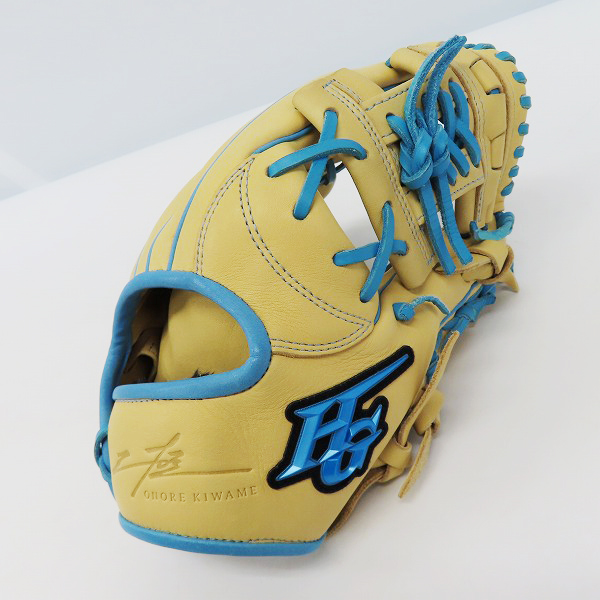 実際に弊社で買取させて頂いたHI-GOLD/ハイゴールド 己極シリーズ 軟式 内野手用 グローブ OKG-8816SP