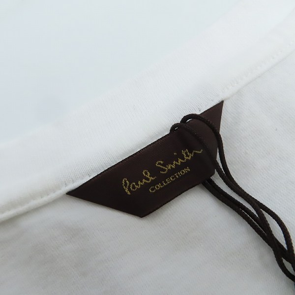 実際に弊社で買取させて頂いたPaul Smith COLLECTION/ポールスミスコレクション フェスティバル プリントTシャツ ホワイト 299Z/Lの画像 2枚目