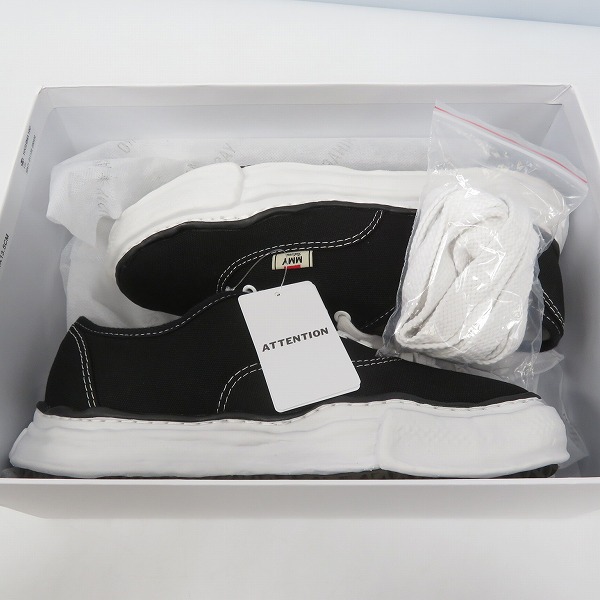 実際に弊社で買取させて頂いたMaison MIHARA YASUHIRO/ミハラヤスヒロ original sole lowcut sneaker ローカットスニーカー A02FW704/42の画像 7枚目