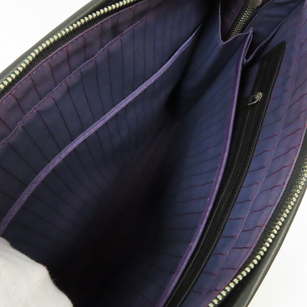 実際に弊社で買取させて頂いたPaul Smith/ポールスミス レザー ショルダーストラップ ビジネスバッグ/ブリーフケース ブラックの画像 3枚目