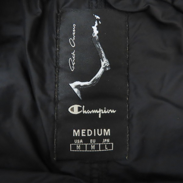 実際に弊社で買取させて頂いたRick Owens × champion/リックオウエンス×チャンピオン ショートパンツ/Mの画像 2枚目