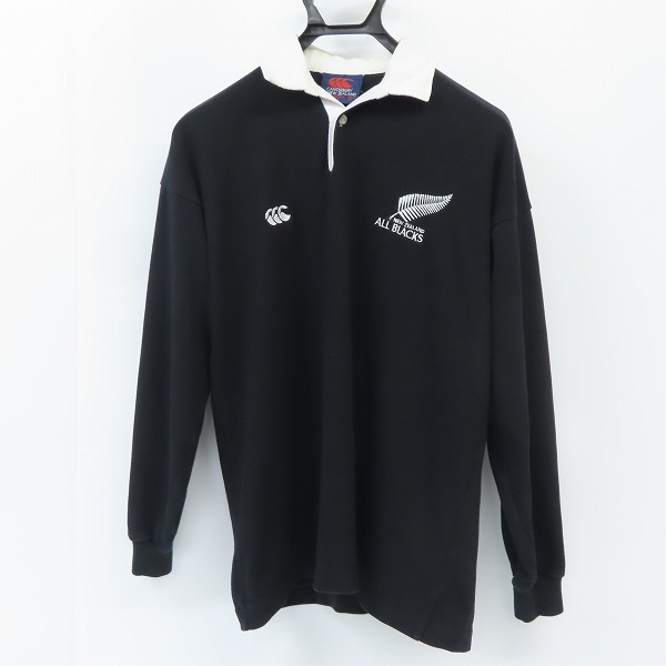 実際に弊社で買取させて頂いたCANTERBURY OF NEWZEALAND/カンタベリー オブ ニュージーランド ALL BLACKS/オールブラックス 長袖 ラガーシャツ /42
