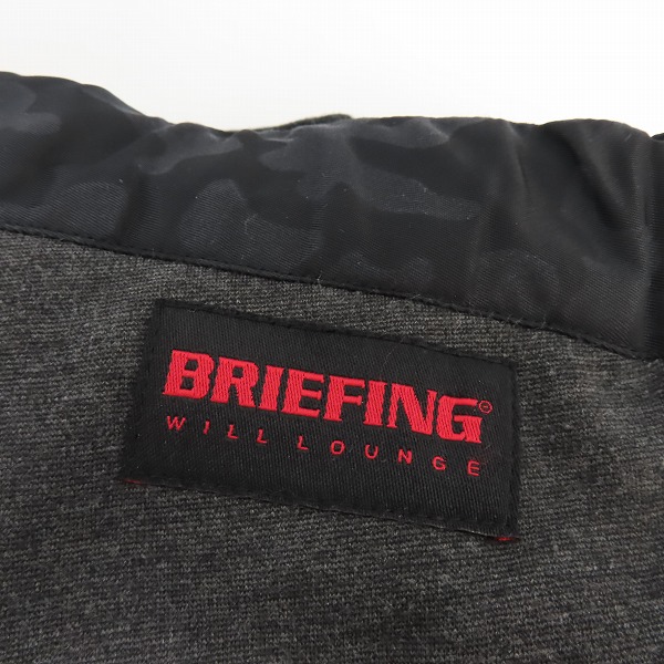 実際に弊社で買取させて頂いたBRIEFING×WILL LOUNGE/ブリーフィング×ウィルラウンジ カットイージーパンツ グレー WLG91PTL011JS/Mの画像 7枚目