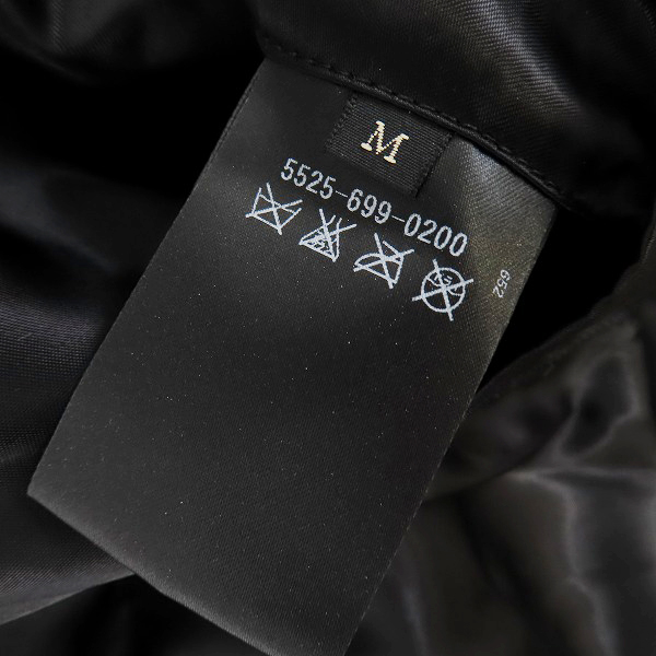 実際に弊社で買取させて頂いたUNITED ARROWS＆SONS/ユナイテッドアローズ アンド サンズ ダブルライダースベストジャケット ブラック/Mの画像 3枚目