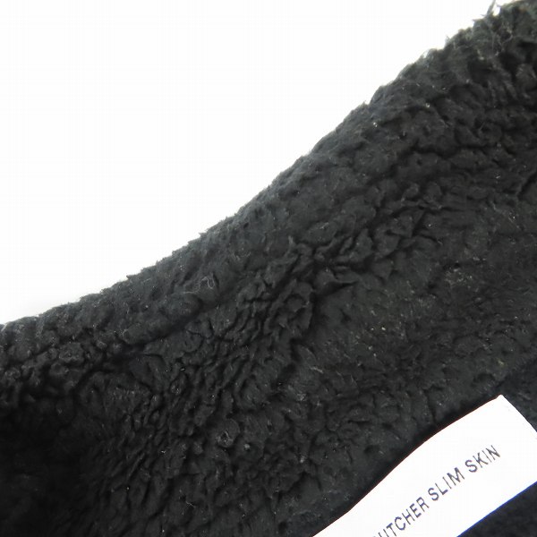 実際に弊社で買取させて頂いたDIET BUTCHER SLIM SKIN/ダイエットブッチャースリムスキン 18AW 内ボア ジップアップ スウェット 3の画像 6枚目