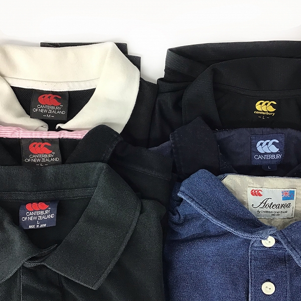 実際に弊社で買取させて頂いた【おまとめ品】CANTERBURY OF NEWZEALAND/カンタベリー 半袖 ラガーシャツ/ポロシャツの画像 1枚目