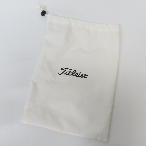 実際に弊社で買取させて頂いたTitleist/タイトリスト レインウエア セットアップ ホワイト×ブラック TSMR1592 /Mの画像 9枚目