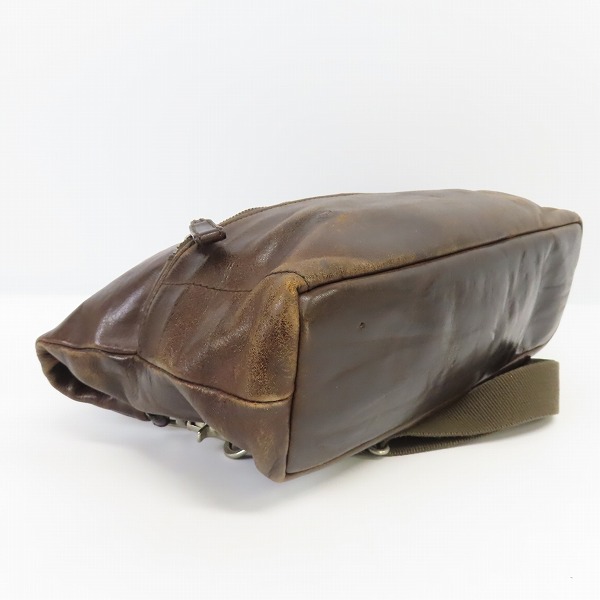 実際に弊社で買取させて頂いたDaniel&Bob/ダニエル＆ボブ EDIFICE別注 レザー ショルダーバッグ ダークブラウンの画像 2枚目