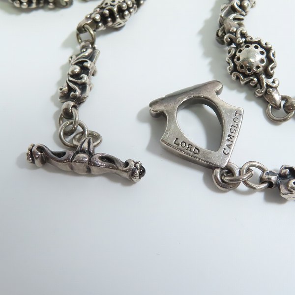 実際に弊社で買取させて頂いたLord Camelot/ロードキャメロット ガーネット デザイン ネックレス チェーン LC-1101GNの画像 5枚目