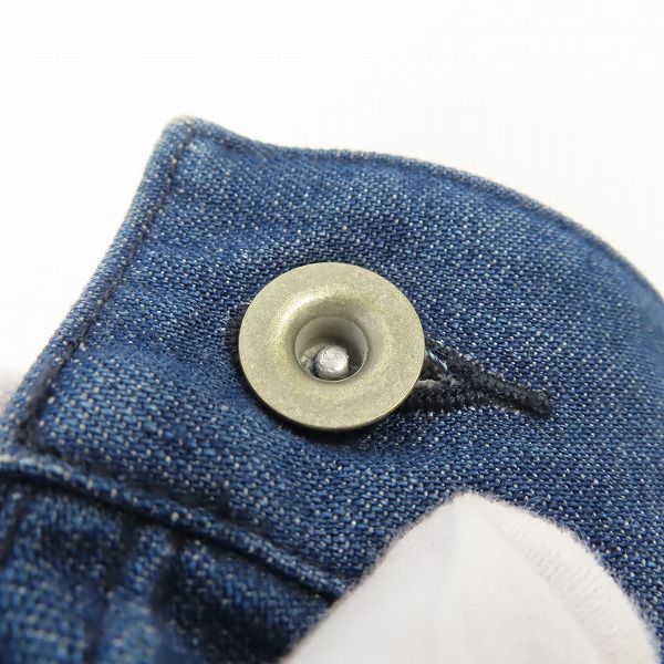 実際に弊社で買取させて頂いたPaul Smith/ポールスミス RED EAR/レッドイヤー 16AW INDIGO DENIM BALCOLLAR COAT/Mの画像 5枚目