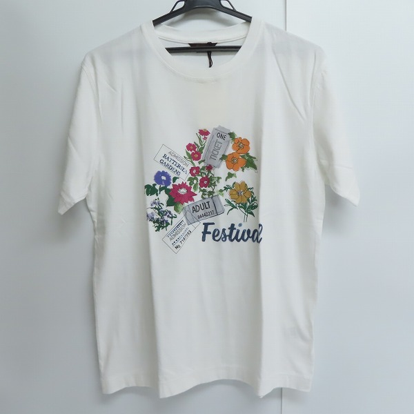 実際に弊社で買取させて頂いたPaul Smith COLLECTION/ポールスミスコレクション フェスティバル プリントTシャツ ホワイト 299Z/L