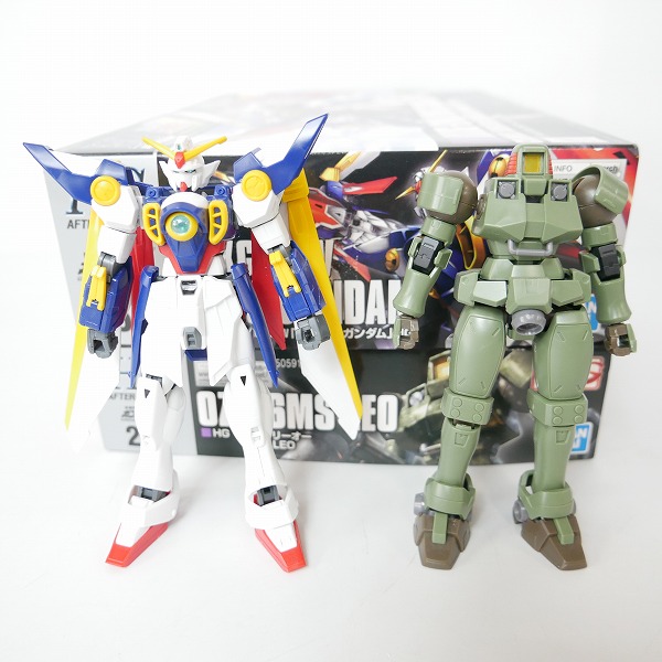 実際に弊社で買取させて頂いた【組済】バンダイ HG 1/144 ウイングガンダム/リーオー 2点セット/ガンプラ/W