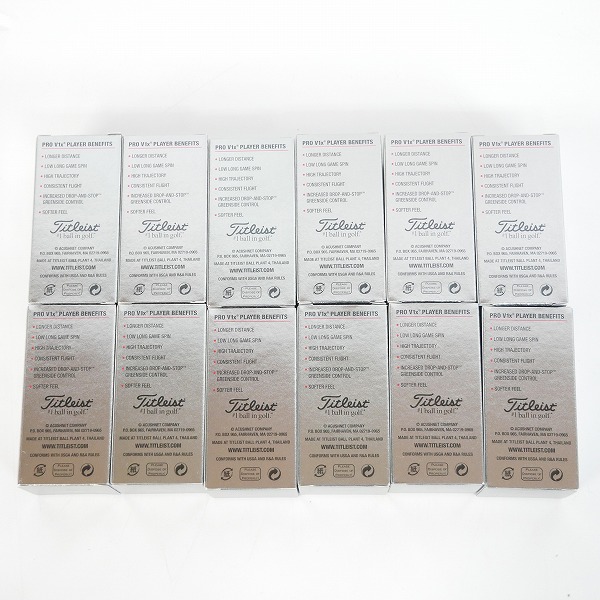実際に弊社で買取させて頂いた(2)【未使用】Titleist/タイトリスト PRO V1x ゴルフボール 2ダースの画像 2枚目