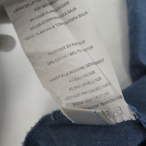 実際に弊社で買取させて頂いたDICKIES/ディッキーズ 長袖/半袖シャツ  ブラック/ブルー/2点セットの画像 4枚目