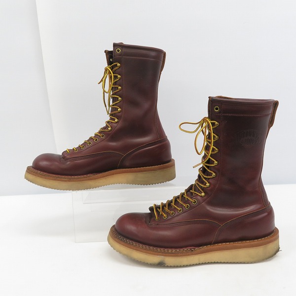 実際に弊社で買取させて頂いたWHITES BOOTS/ホワイツブーツ レース アップブーツ ロングブーツ/フォルスタン付き/11Cの画像 3枚目