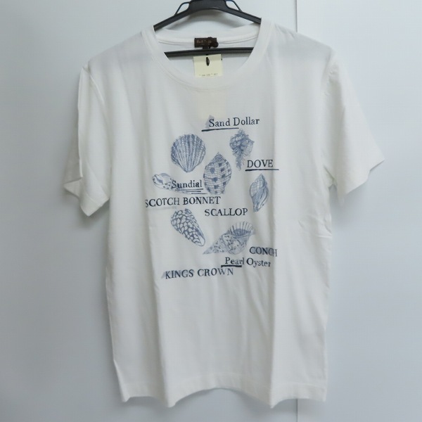 実際に弊社で買取させて頂いたPaul Smith COLLECTION/ポールスミスコレクション 貝 プリントTシャツ ホワイト 299Z/L 