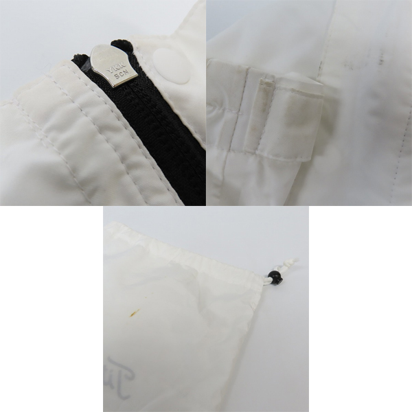 実際に弊社で買取させて頂いたTitleist/タイトリスト レインウエア セットアップ ホワイト×ブラック TSMR1592 /Mの画像 8枚目