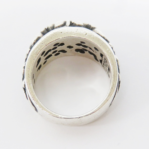 実際に弊社で買取させて頂いた【ギャラ付】LEATHERS & TREASURES/レザーズアンドトレジャーズ フィリグリークロスリング 20.5号の画像 5枚目