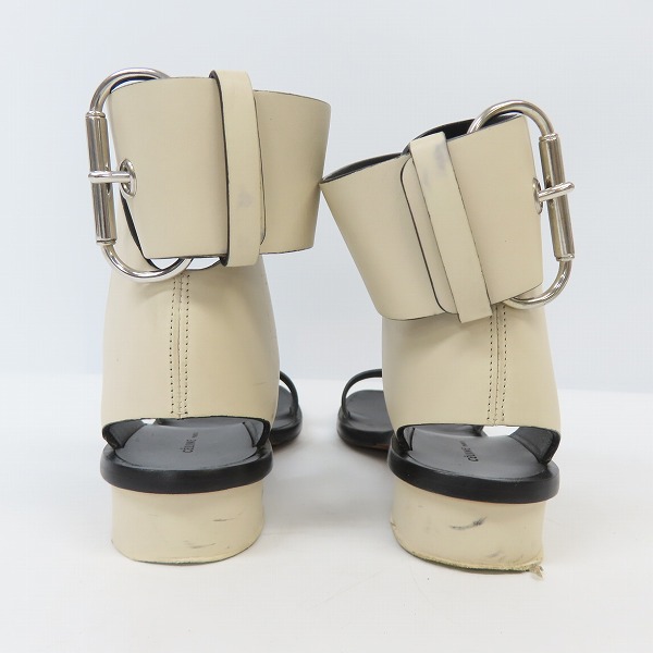 実際に弊社で買取させて頂いた【ジャンク】CELINE/セリーヌ ローヒール サンダル/35の画像 1枚目