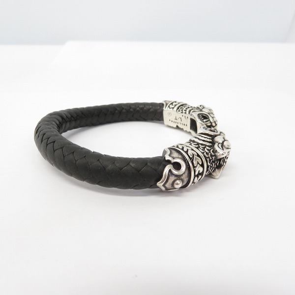 実際に弊社で買取させて頂いた【ギャラ付】LEATHERS & TREASURES/レザーズアンドトレジャーズ ラージケルティックタイガーブレスレットの画像 4枚目