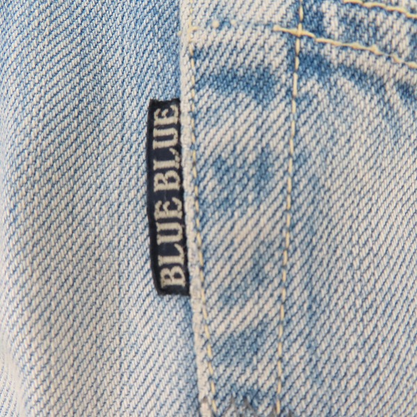 実際に弊社で買取させて頂いたBLUE BLUE/ブルーブルー INDIGO ジップフライ デニムパンツ /31の画像 3枚目