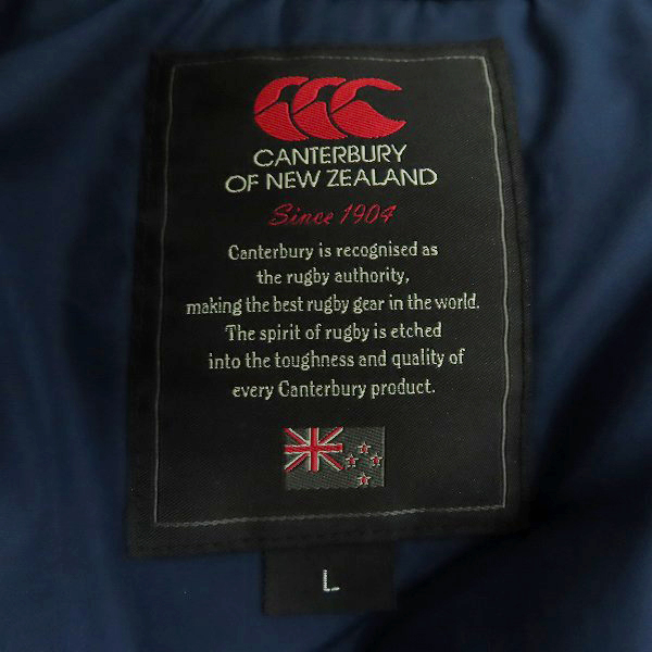 実際に弊社で買取させて頂いたCANTERBURY/カンタベリー 中綿ポリエステル ジャケット RA75950/Lの画像 2枚目