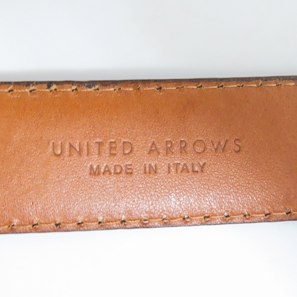 実際に弊社で買取させて頂いたUNITED ARROWS/ユナイテッドアローズ Vera Pelle レザー ベルト 1217229 85の画像 3枚目