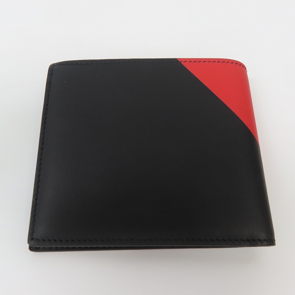 実際に弊社で買取させて頂いたGIVENCHY/ジバンシイ  20AW バイカラー レザー 二つ折り財布/ウォレットの画像 1枚目