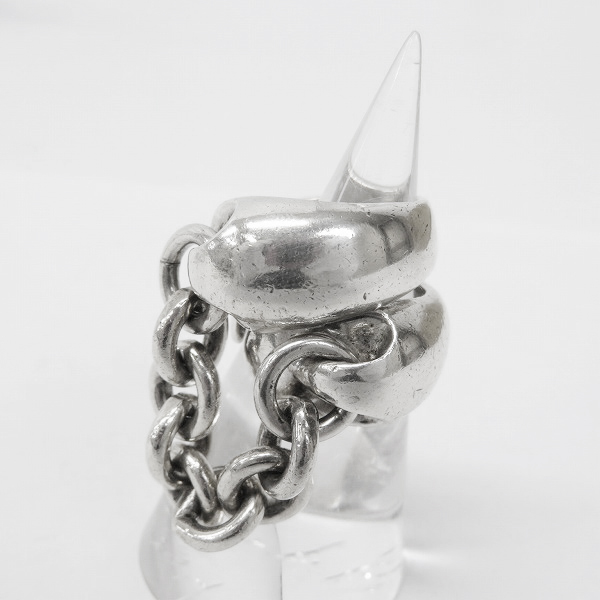実際に弊社で買取させて頂いたMARS/マーズ 2連チェーン シルバーリングの画像 4枚目