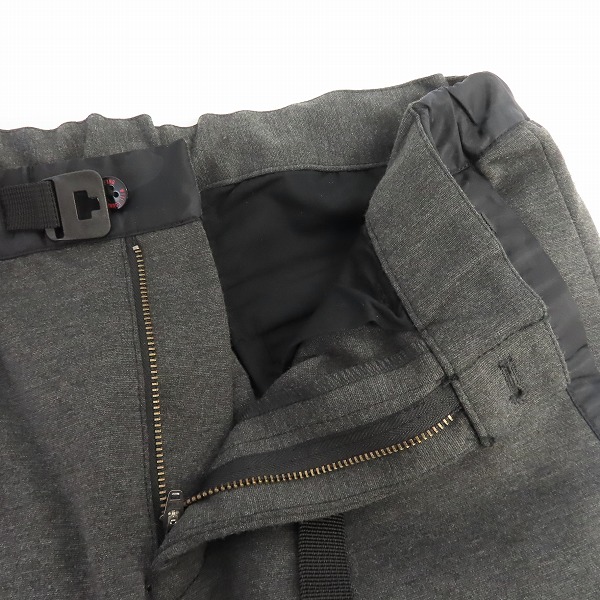 実際に弊社で買取させて頂いたBRIEFING×WILL LOUNGE/ブリーフィング×ウィルラウンジ カットイージーパンツ グレー WLG91PTL011JS/Mの画像 5枚目
