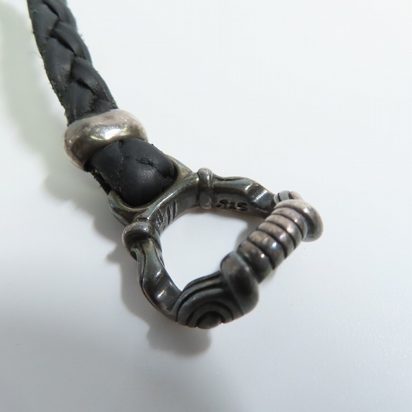 実際に弊社で買取させて頂いたTRAVIS WALKER/トラヴィスワーカー トライデンド w/2ガーゴイル レザーブレードネックレス w/Tバーの画像 6枚目