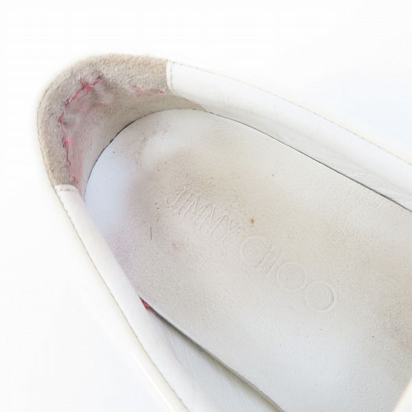 実際に弊社で買取させて頂いたJIMMY CHOO/ジミーチュウ スタースタッズ スリッポン シューズ/39の画像 4枚目