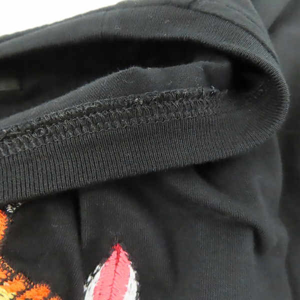 実際に弊社で買取させて頂いたHYDROGEN×HORIOKAMI/ハイドロゲン×ホリオオカミ TIGER TEE 虎刺繍 半袖Tシャツ/Sの画像 7枚目