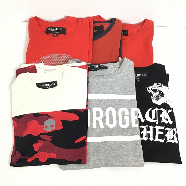実際に弊社で買取させて頂いた【おまとめ品】HYDROGEN/ハイドロゲン 半袖/ハーフスリーブ カットソー/Tシャツ