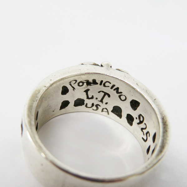 実際に弊社で買取させて頂いた【ギャラ付】LEATHERS & TREASURES/レザーズアンドトレジャーズ キングクラウンリング 26号の画像 6枚目